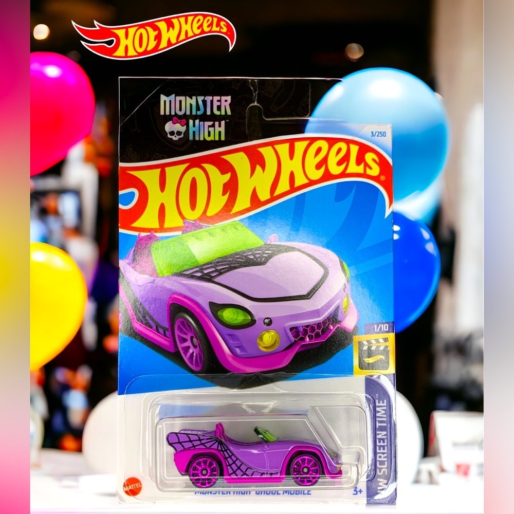 🆕 HOT WHEELS Monster High Car